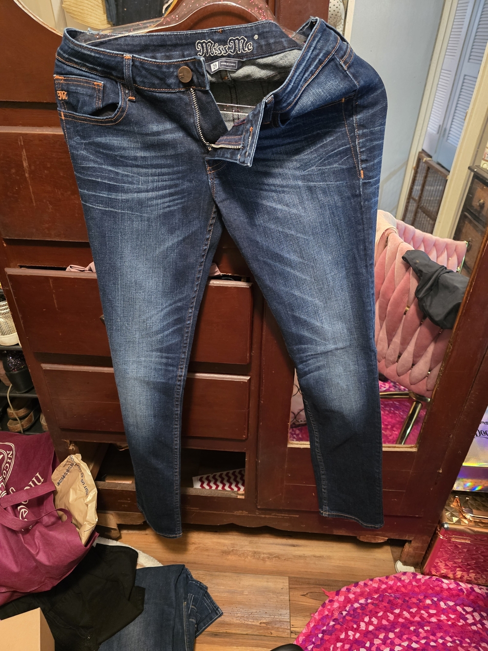 Miss Me Women’s Dark Blue Skinny Jeans
